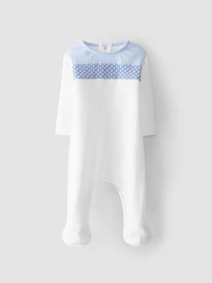Babygrow vichy avec smocks