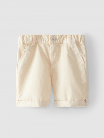 Pantalones cortos en sarga