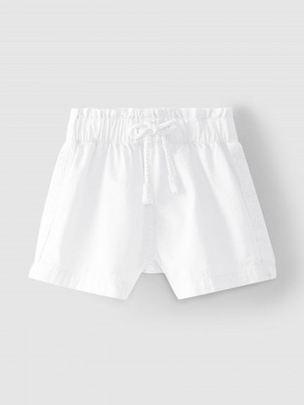Pantalones cortos con cinta lateral decorativa