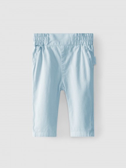 Pull-up pants plain