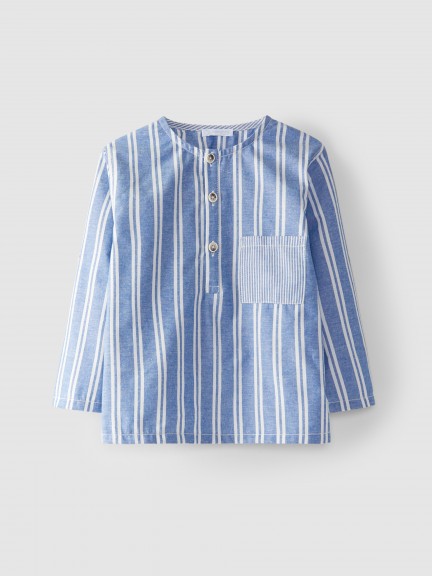 Shirt stripes recycled and organic cotton