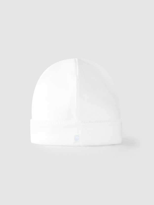 Gorro liso com dobra Gorro liso com dobra