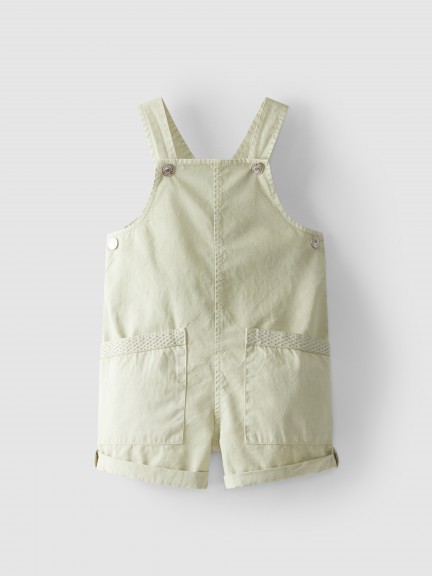 Dungarees with decorative ribbon