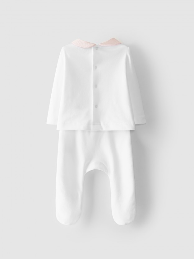 Ensemble deux pièces vichy avec smocks Ensemble deux pièces vichy avec smocks