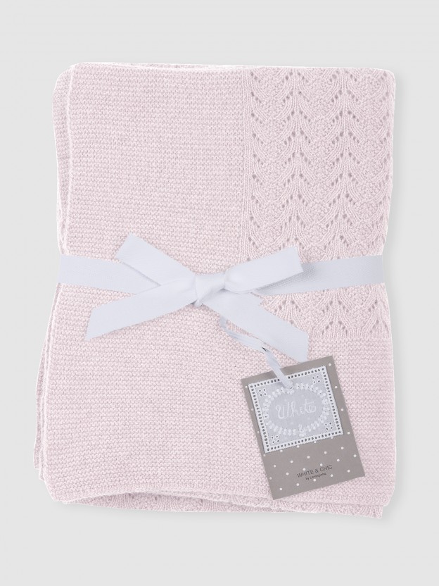 Couverture tricote
