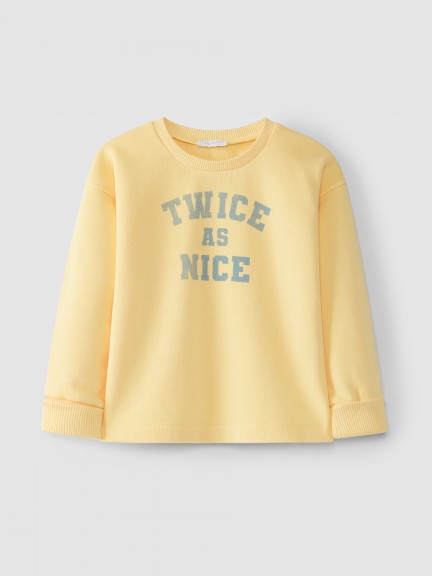 Sweatshirt "Twice as Nice"
