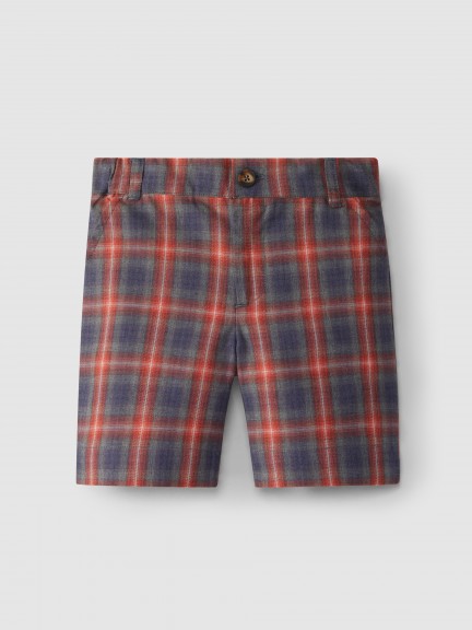 Shorts Xadrez Inglês