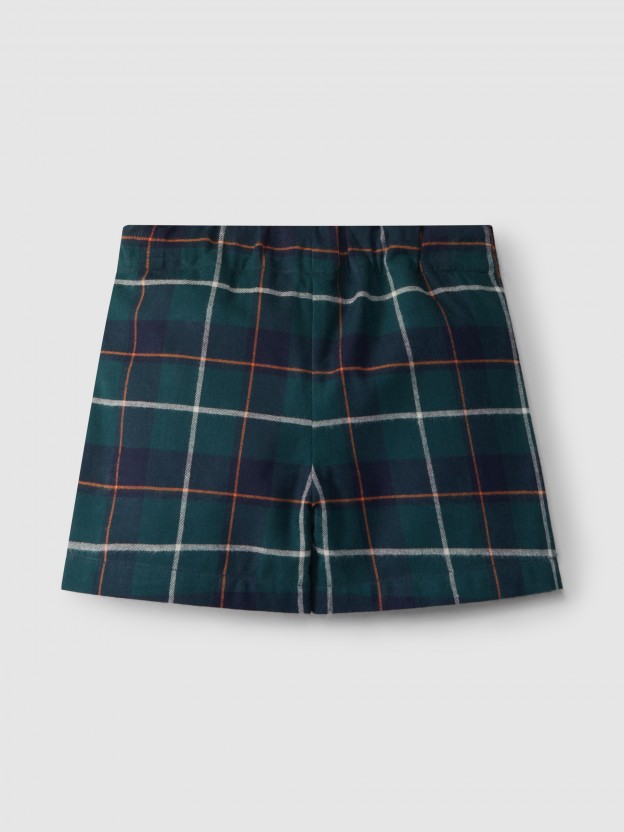 Shorts Xadrez Inglês