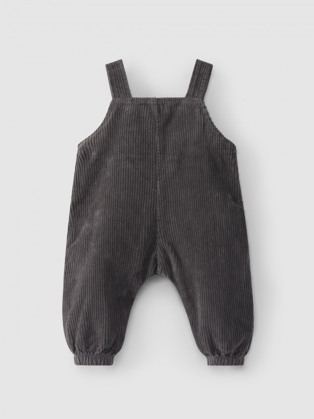 Dungarees in corduroy