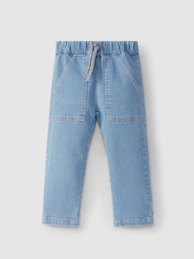 Pantalon en jean  trois poches