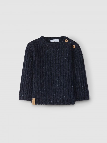Pull tricot  col claudine