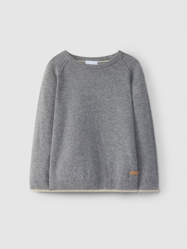 Pull tricot  col rond