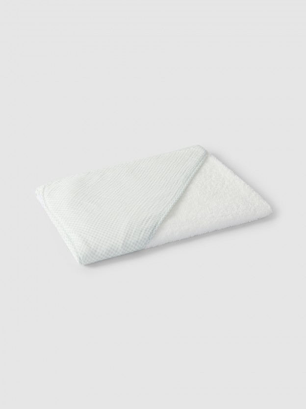 Printed double gauze bath towel