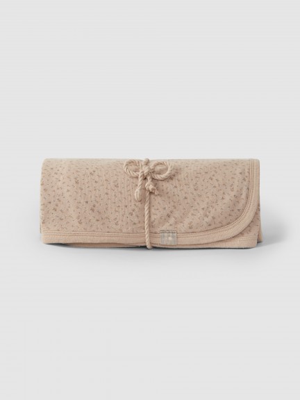 Blanket printed in organic cotton