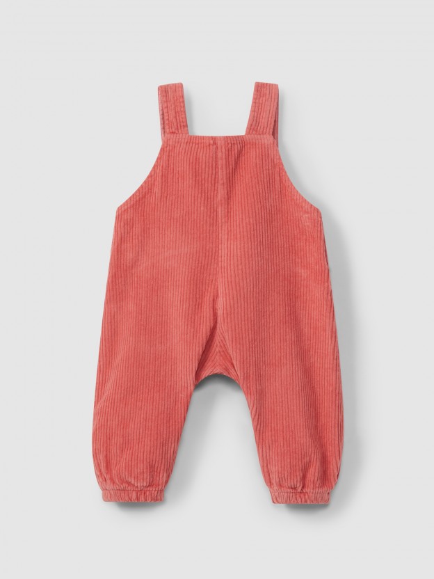 Dungarees in corduroy