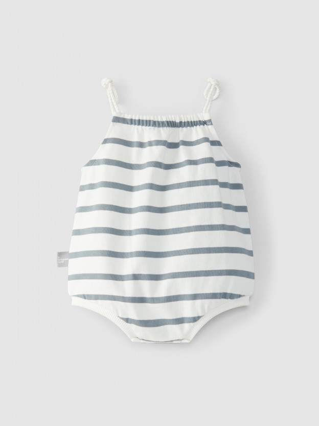 Striped shortie with pocket