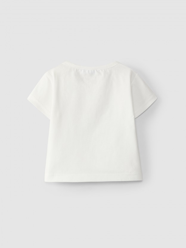 Wave print T-Shirt