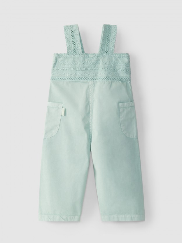Dungarees English embroidery