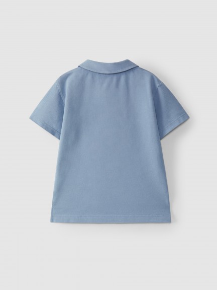 Luamoda Heart Logo Tee サイズ2 青 Just the two of us