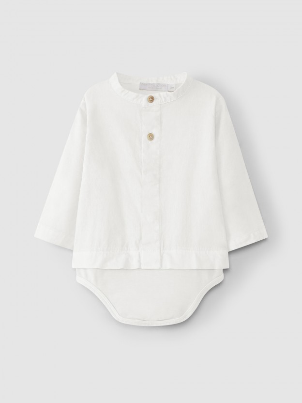 Body-chemise lin