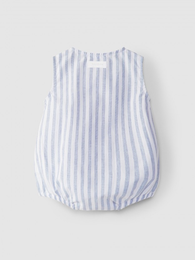 Striped shortie with pockets
