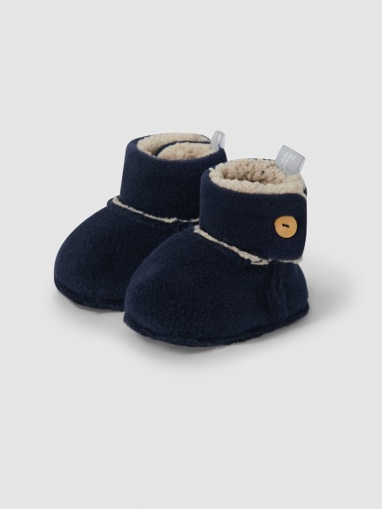 Petites bottes en polaire avec fourrure