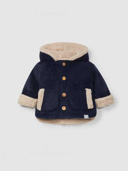 Veste polaire  capuche