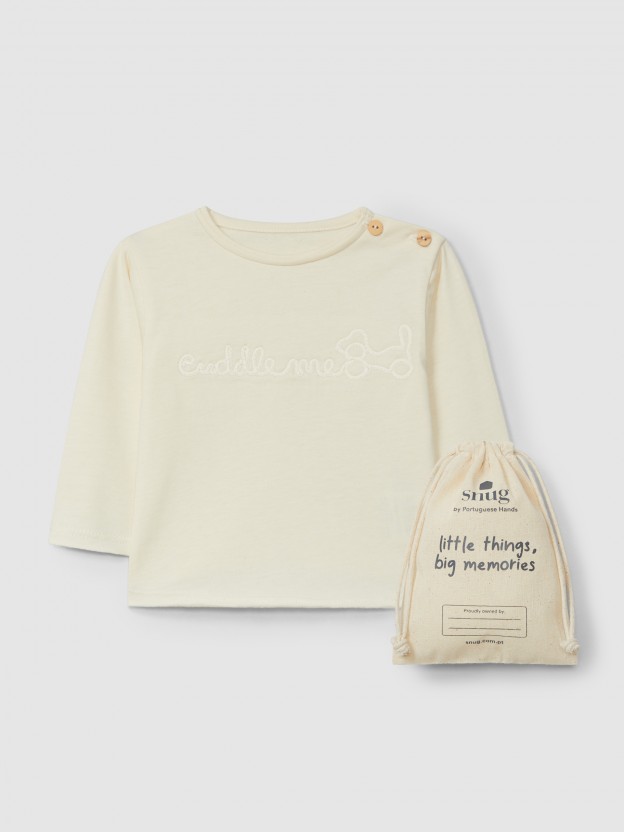 Longsleeve Cuddle me avec pochette cadeau