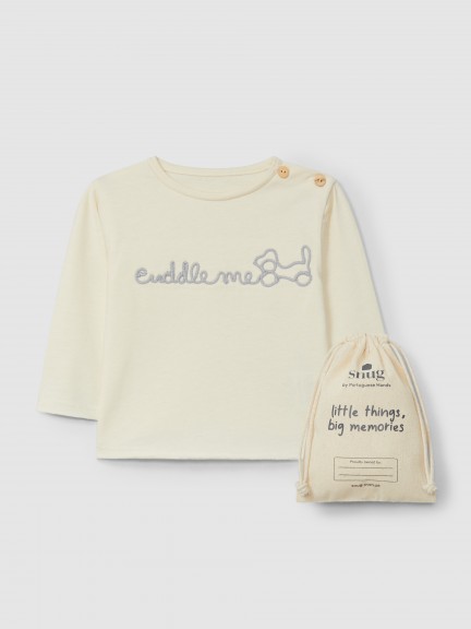 Longsleeve Cuddle me avec pochette cadeau