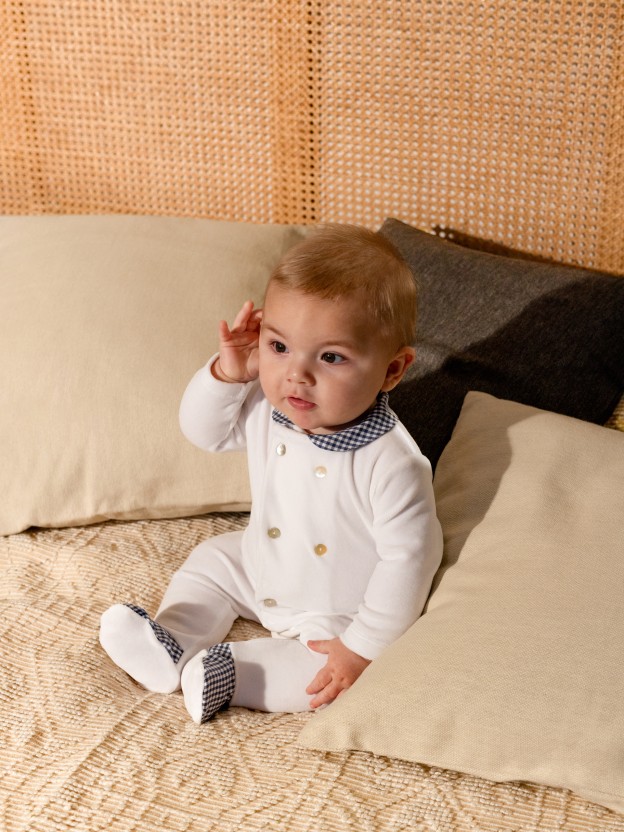 Babygrow veludo botes decorativos