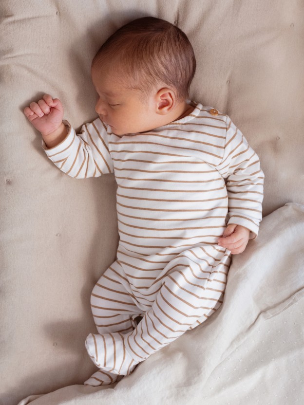 Babygrow striped organic cotton