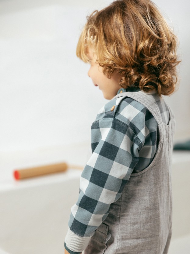 Plaid sweatshirt