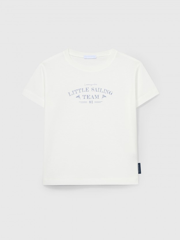 T-shirt Little sailing team