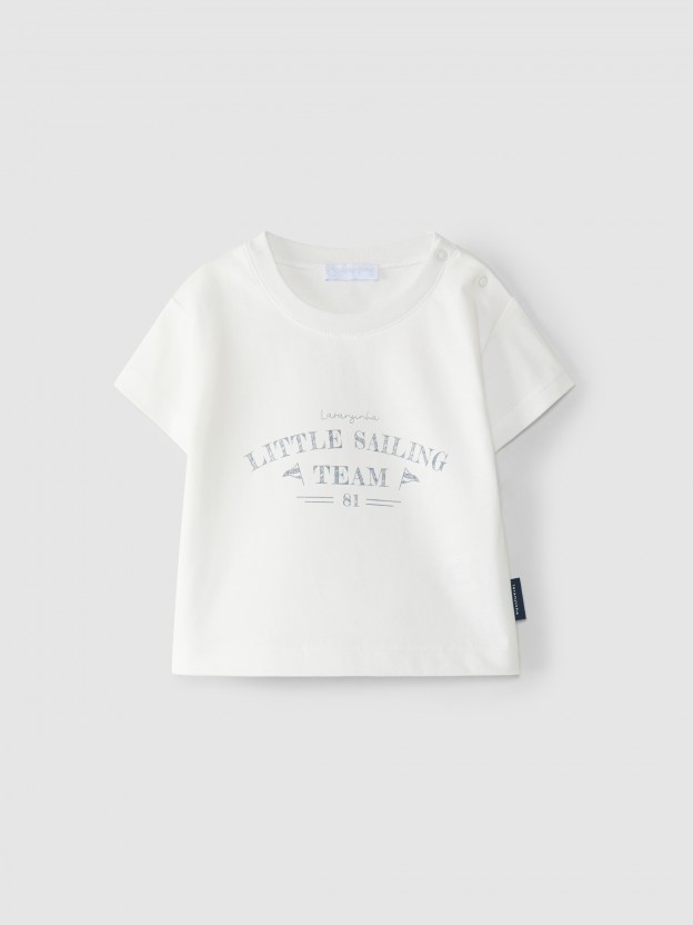 T-shirt Little sailing team