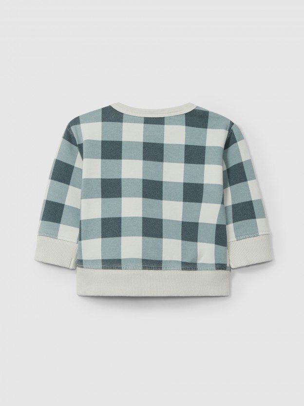 Plaid sweatshirt