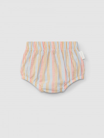 Striped diaper cover