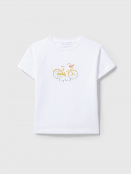 T-shirt bicicleta "Enjoy  the ride"
