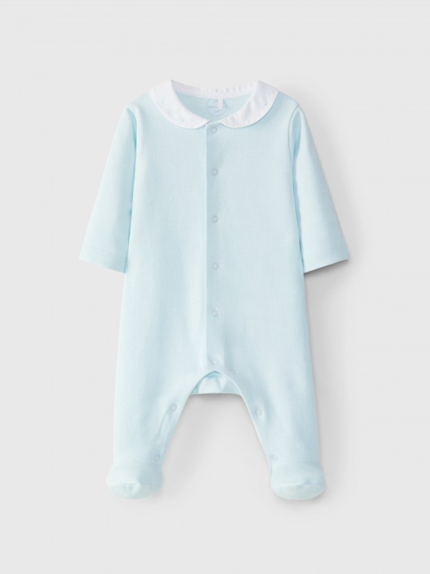 Babygrow gola peter pan pintas bordadas