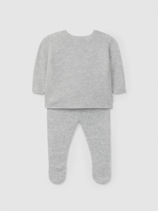Knitted two-piece set