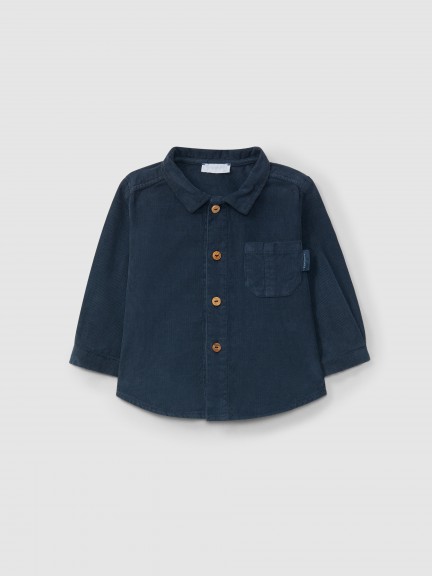 Micro-corduroy shirt