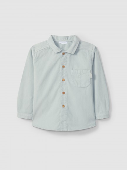 Micro-corduroy shirt