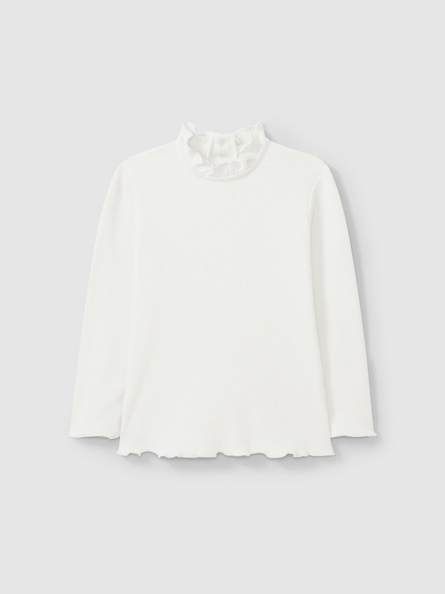 Longsleeve ruffled details