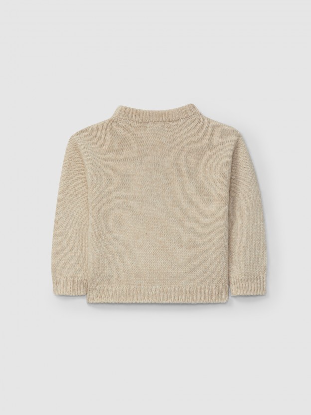 Jacquard knit jumper