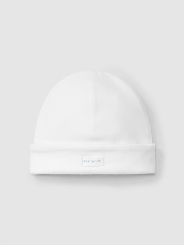 Plain cotton beanie