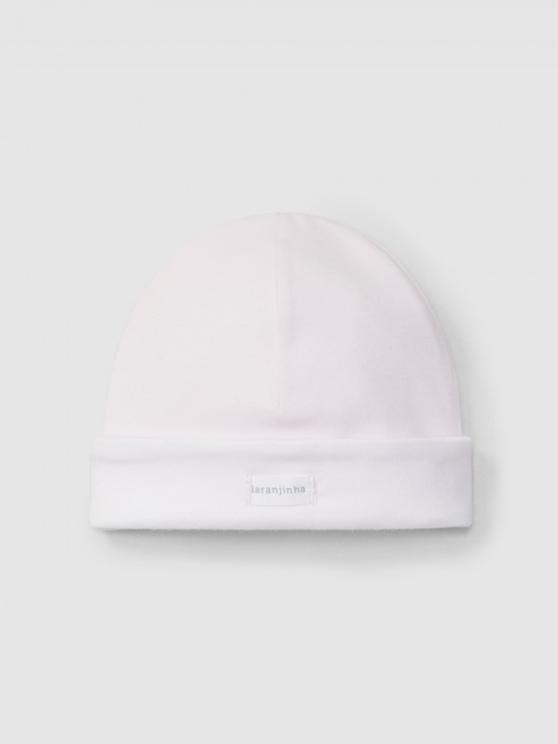 Plain cotton beanie