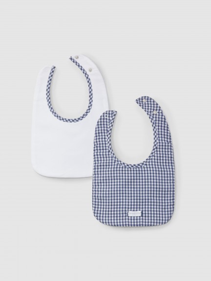 Two-pack printed bibs