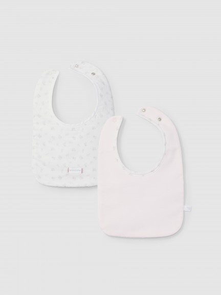 Two-pack printed bibs