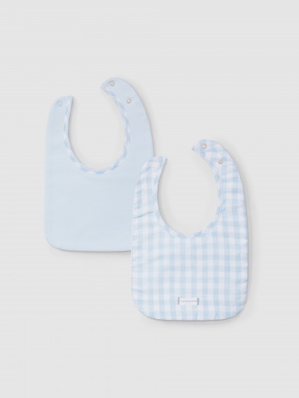 Two-pack printed bibs