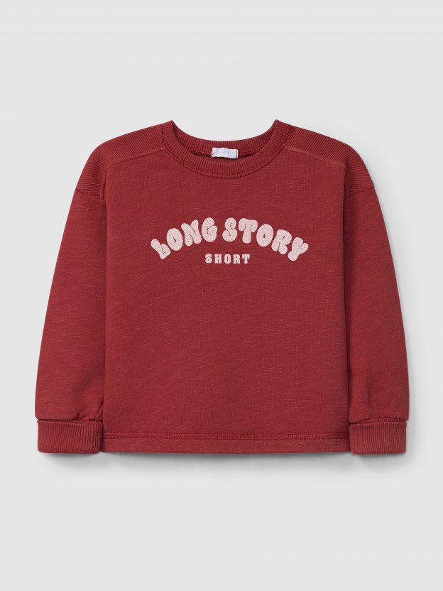 Sweatshirt "Long Story"