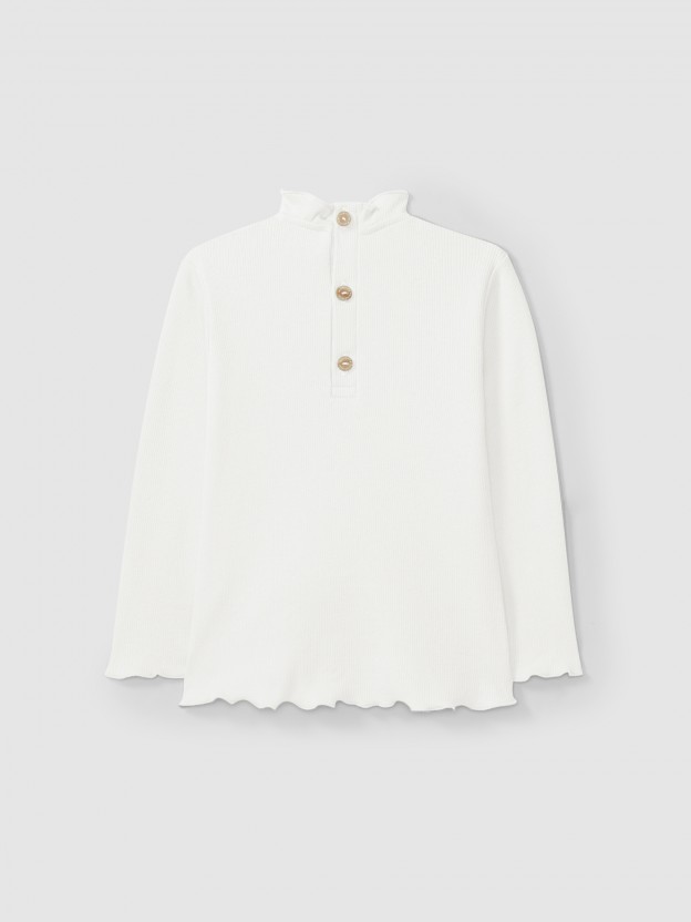 Longsleeve ruffled details